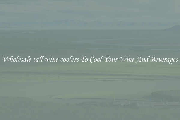 Wholesale tall wine coolers To Cool Your Wine And Beverages