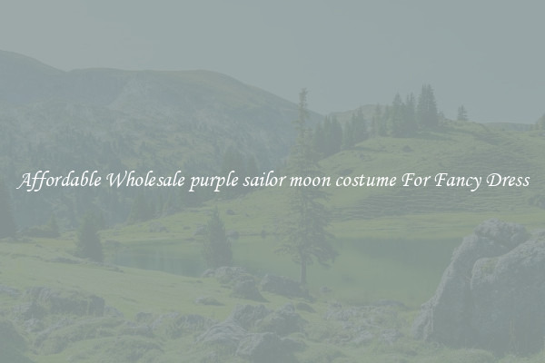 Affordable Wholesale purple sailor moon costume For Fancy Dress