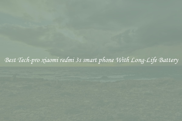 Best Tech-pro xiaomi redmi 3s smart phone With Long-Life Battery