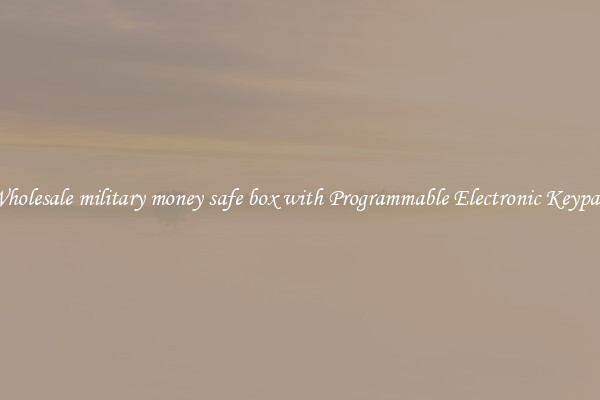 Wholesale military money safe box with Programmable Electronic Keypad 