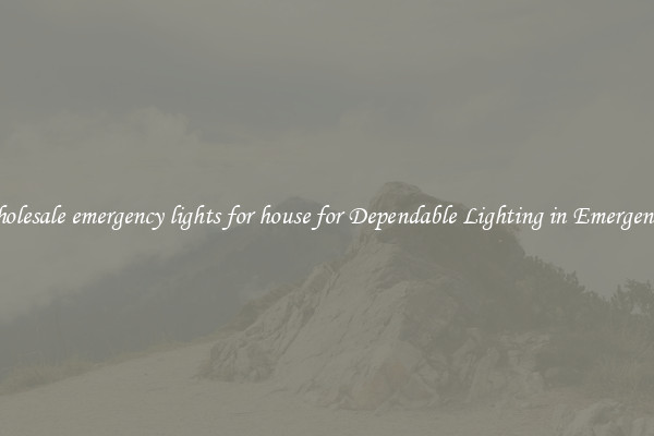 Wholesale emergency lights for house for Dependable Lighting in Emergencies